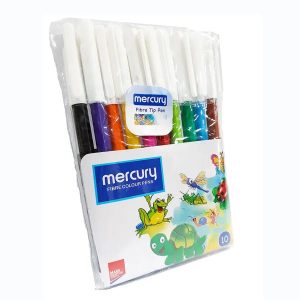 Wholesale Coloured markers - Mercury 12 packets. 10 markers in 1 packet